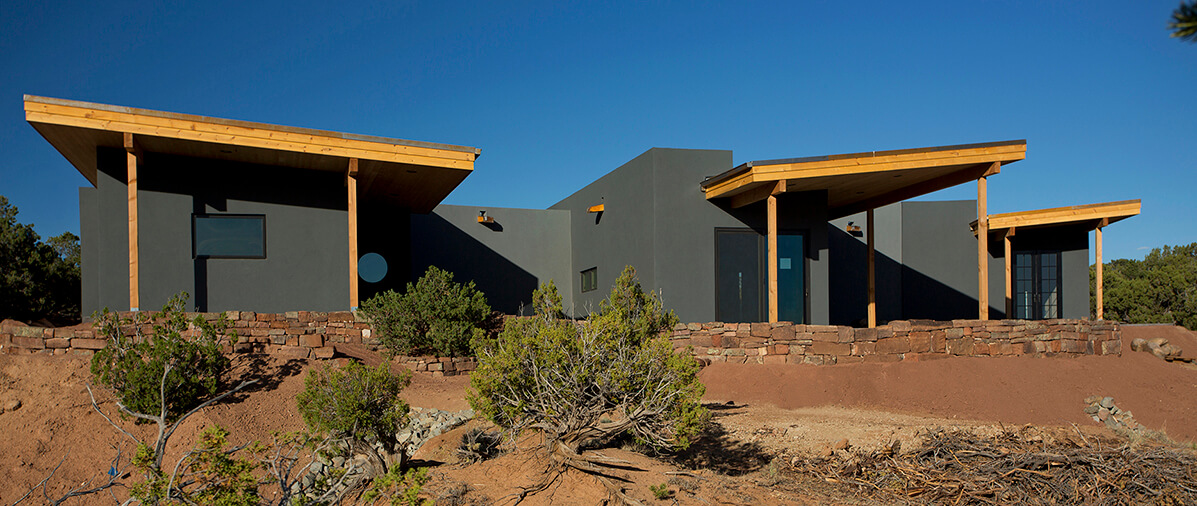 Santa Fe home designer in the desert.